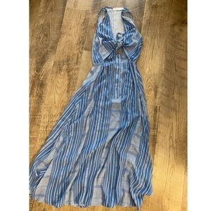 Lush front tie midi dress